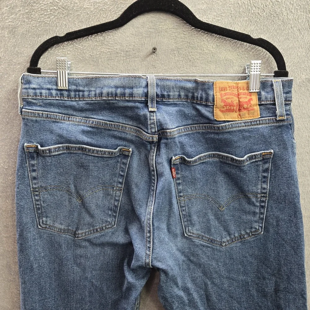 Levi's 512 Men Jeans 36X32 Blue Denim Slim Taper Fit 29